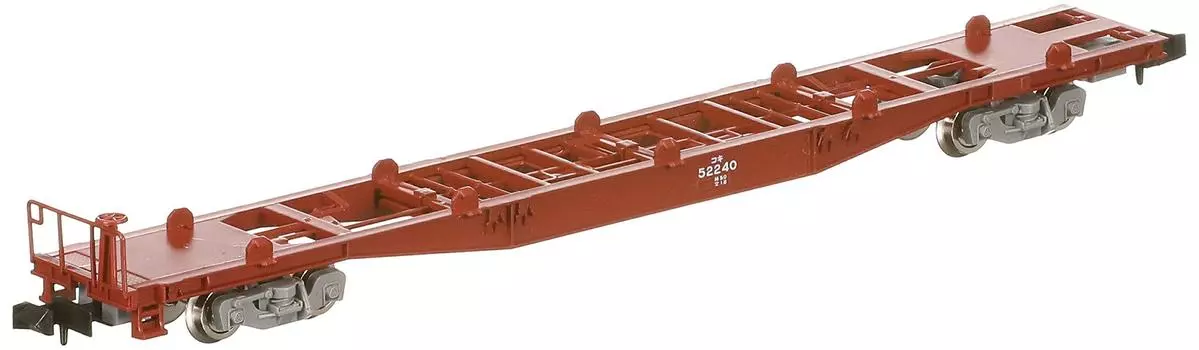 TOMYTEC N Gauge Koki50000 No Container Серая тележка 2742 Железнодорожная модель грузового вагона