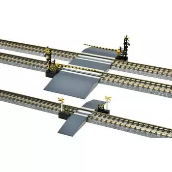 TOMYTEC Scenery Collection Scenery Accessories 114-3 Railroad Crossing C3 Diorama Supplies