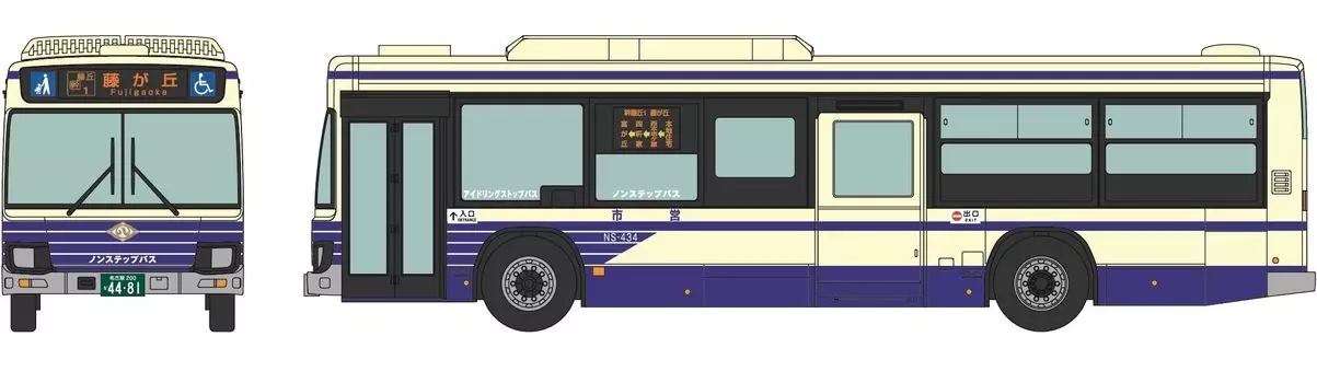 Tomytec The Bus Collection Bus Collection Plus BP4 Nagoya City Transportation Bureau Diorama Supplies 334668
