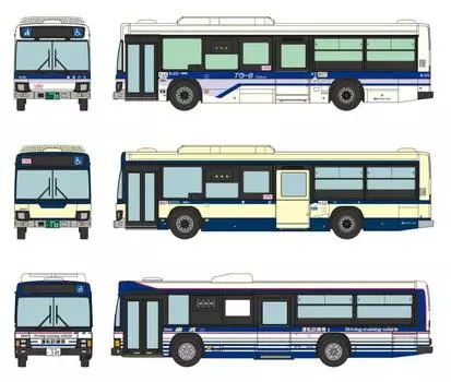 TOMYTEC Коллекция автобусов Коллекция автобусов Tobu Bus 20th Anniversary Reprint Набор красок из 3 штук Диорама Принадлежности