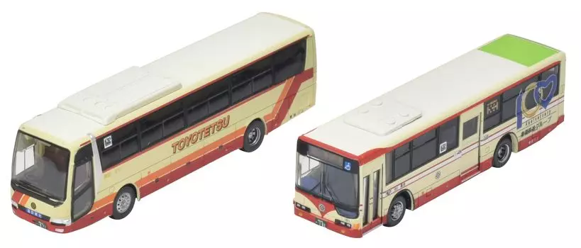 Tomytec The Bus Collection Коллекция автобусов Автобус Toyotetsu Toyohashi Railway Group 100th Anniversary Набор из 2 штук