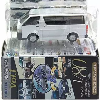 Tomytec The Car Collection 80 Toyota Hiace DX White Single Item [7] 1/80 Vol.1