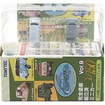 Tomytec The Car Collection Ancient Commercial Vehicle Edition Subaru Sambar Light Van Light Set of 2 Single Item [2A] 1/150 Vol.9 (Серый и Синий)