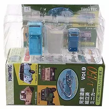 Tomytec The Car Collection Ancient Commercial Vehicles Secret Toyoace Light Sambar Light Van Blue Set of 2 Single Item [1S] 1/150 Vol.9 Blue/Subaru