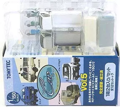Tomytec The Car Collection Hino Dutro White Silver Single Item [4B] 1/150 Vol.5 +