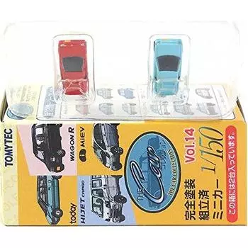 Tomytec The Car Collection Recent Light Car Edition Honda Today Blue Single Item [1A] 1/150 Vol.14 Red/Light