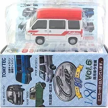 Tomytec The Car Collection Subaru Samburvan Red Cap Single Item [3] 1/80 Vol.6