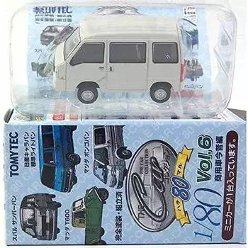 Tomytec The Car Collection Subaru Samburvan White Single Item [1] 1/80 Vol.6