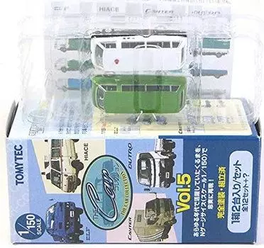 Tomytec The Car Collection Toyota Hiace Police Car Commuter Green Single Item [2B] 1/150 Vol.5 +