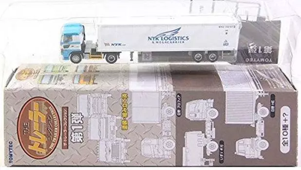 Tomytec The Trailer Collection 1-е издание Японский контейнерный транспорт Hino Profia NYK Line Refrigerated 40 футов Одиночный предмет [6] 1/150 +