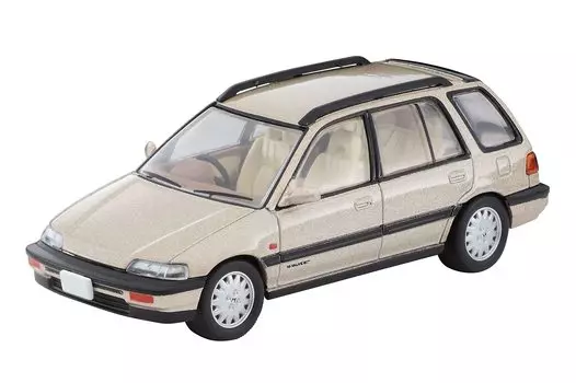 TOMYTEC Tomica Limited Vintage Neo Honda Civic Shuttle 56i бежевый 87 год готовый продукт 1/64 LV-N297a