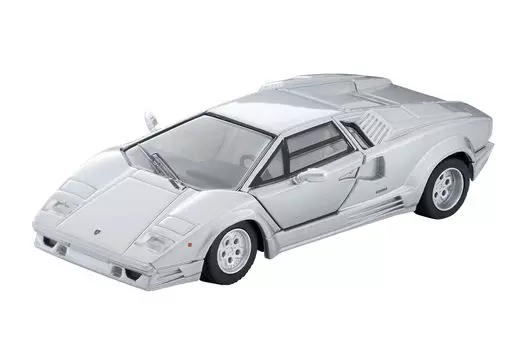 Tomytec Tomica Limited Vintage Neo Lamborghini Countach 25th Anniversary Silver Finished Product LV-N