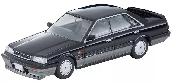 TOMYTEC Tomica Limited Vintage Neo Nissan Skyline HT GTS Twin Cam 24V 1987 Готовый продукт 1/64 LV-N301b 4-дверный черный/серебристый чёрный