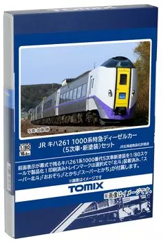 Tomytec TOMIX HO gauge JR Kiha261 1000 series 5th paint set Железнодорожная модель дизельного вагона вагон/новый HO-9112