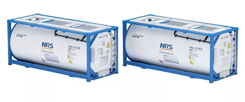 TOMYTEC TOMIX HO Gauge Private ISO20ft Tank Container Frame Type NRS 2 Pieces Railway Model Supplies HO-3143