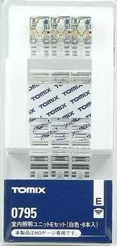 TOMYTEC TOMIX HO Scale Indoor Lighting Unit E Белый 6 предметов Набор 0795 Принадлежности для моделей железных дорог белый