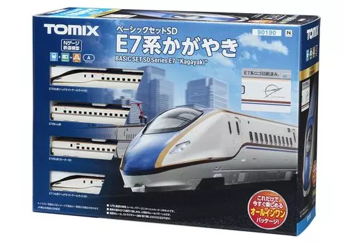 TOMYTEC TOMIX N Gauge Basic Set SD E7 Series Shiny 90190 Набор для ознакомления с моделями железных дорог