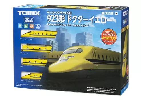TOMYTEC TOMIX N Gauge Basic Set SD 923 Type Doctor Yellow 90183 Railway Model Introductory Set