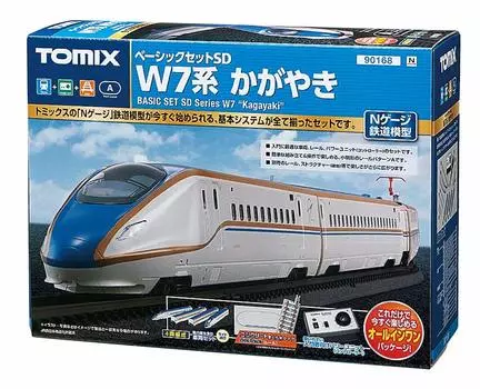 TOMYTEC TOMIX N Gauge Basic Set SD W7 Series Shiny 90168 Railway Model Introductory Set