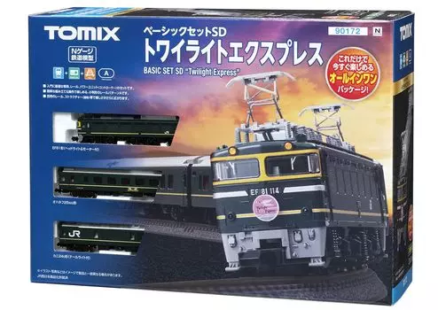 TOMYTEC TOMIX N Gauge Basic Set SD Twilight Express 90172 Набор для ознакомления с моделью железной дороги