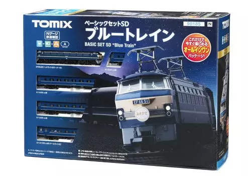 TOMYTEC TOMIX N Gauge Basic Set SD Blue Train 90185 Набор для ознакомления с моделью железной дороги
