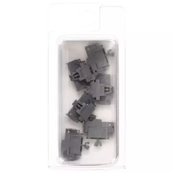 TOMYTEC TOMIX N Gauge Closely Connected TN Coupler SP 6 Pieces BM Telescoping Gray 0375 Железнодорожные принадлежности для моделей