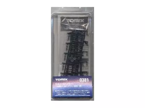TOMYTEC TOMIX N Gauge Closely Connected TN Coupler 24 шт. Совместимость с S Coupler Black 0381 Принадлежности для моделей железных дорог
