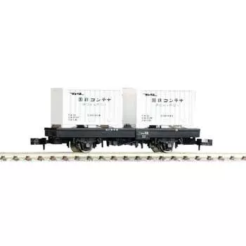 TOMYTEC TOMIX N Gauge Com 1 Type с рефрижераторным контейнером 2719 Железнодорожная модель грузового вагона