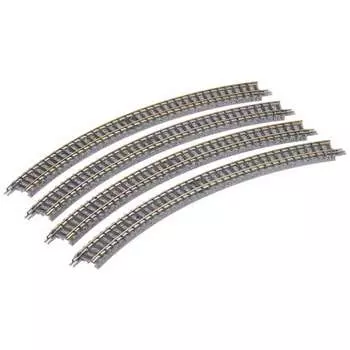 TOMYTEC TOMIX N Gauge Curve Rail C243-45 F Set of 4 1855 Railway Model Supplies