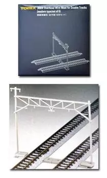 TOMYTEC TOMIX N Gauge двухколейная опора воздушной линии электропередач современная модель набор из 6 шт. 3004 принадлежности для моделей железных дорог