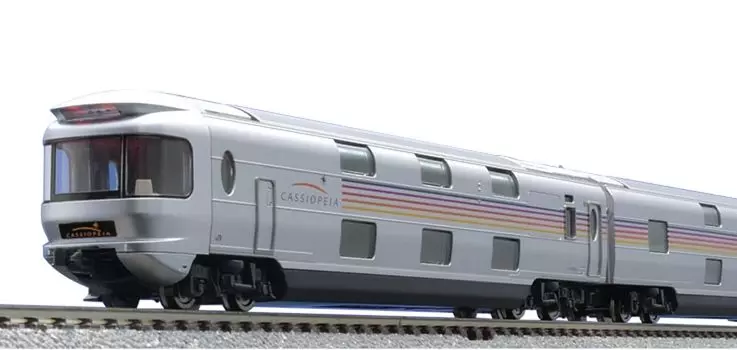 TOMYTEC TOMIX N gauge Серия E26 Кассиопея Базовый набор B 98616 Железнодорожная модель Пассажирский вагон серебряный