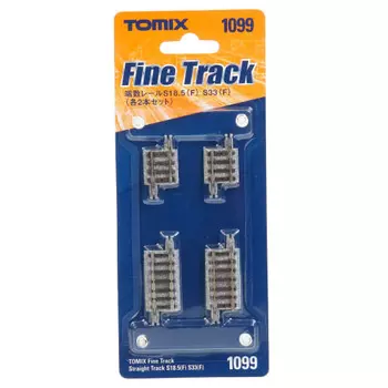 TOMYTEC TOMIX N Gauge Fractional Rail S18.5 F S33 F Set of 2 each 1099 Railway Model Supplies