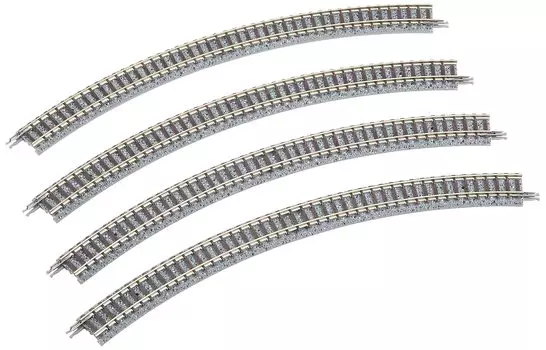 TOMYTEC TOMIX N Gauge изогнутый рельс F набор из 4 штук 1851 принадлежности для моделей железных дорог C280-45