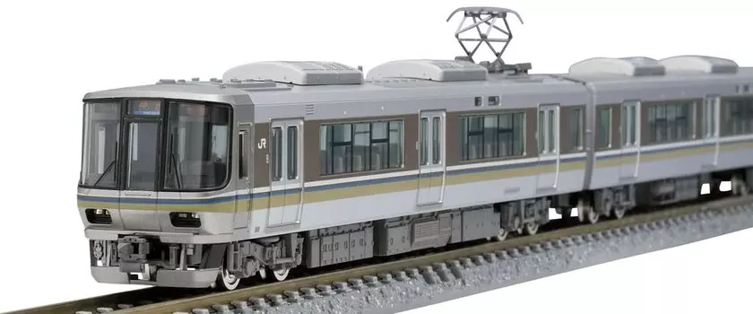 Tomytec TOMIX N Gauge JR 223 2000 Series Set 98479 Железнодорожная модель поезда серебристого цвета с 6 вагонами