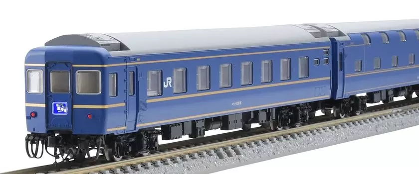 TOMYTEC TOMIX N Gauge JR 24 Series 25 Hokutosei JR Hokkaido Технические характеристики Базовый набор 98835 Железнодорожная модель пассажирского вагона синий