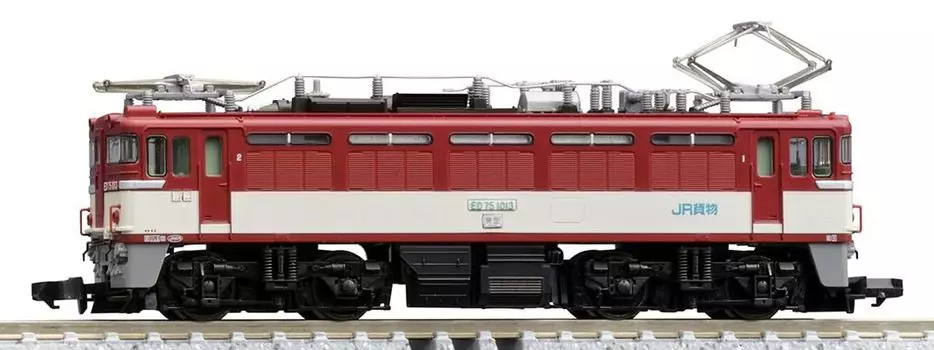 TOMYTEC TOMIX N Gauge JR ED75 1000 Type Early Model JR Freight Renewal Car 7172 Железнодорожная модель электровоза