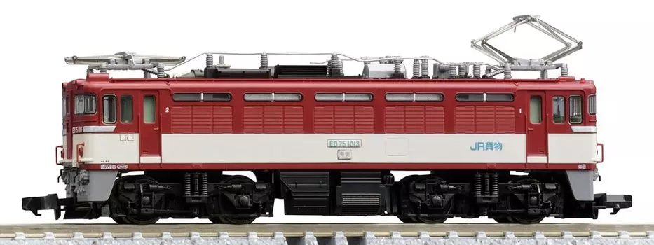 TOMYTEC TOMIX N Gauge JR ED75 1000 Type Early Model JR Freight Renewal Car 7172 Железнодорожная модель электровоза красный