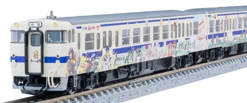 TOMYTEC TOMIX N Gauge JR Kiha47 8000 Type Romancing Saga Wrapping Set A 98537 Модель железнодорожной дизельной машины