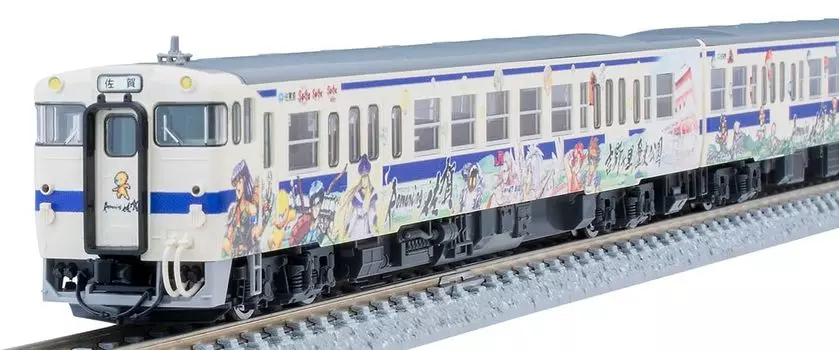 TOMYTEC TOMIX N Gauge JR Kiha47 8000 Type Romancing Saga Wrapping Set A 98537 Модель железнодорожной дизельной машины