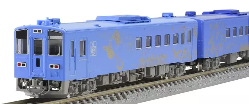 TOMYTEC TOMIX N Gauge JR Kiha 141 Series SL Galaxy Passenger Car Set 98522 Железнодорожная модель пассажирского вагона синий