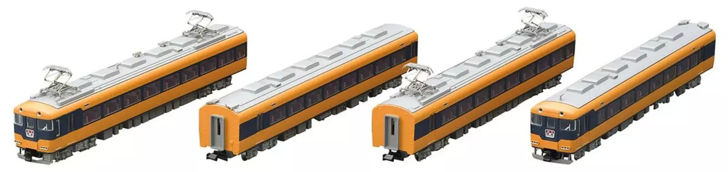 Tomytec TOMIX N Gauge Kinki Nippon Railway 12200 Series Дополнительный набор A 98561 Модель поезда железной дороги оранжевый