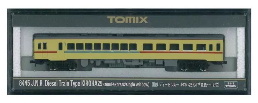 TOMYTEC TOMIX N Gauge Kiroha 25 Color Single Window 8445 Railway Model Diesel Car Semi-Rapid