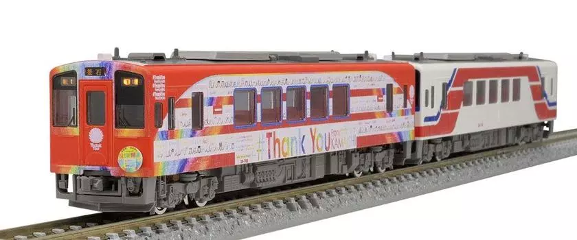 TOMYTEC TOMIX N Gauge Limited Sanriku Railway Type You From KAMAISHI Wrapping Train Set 2 Cars 97924 Модель железнодорожной модели дизельного вагона 36-700 #Спасибо