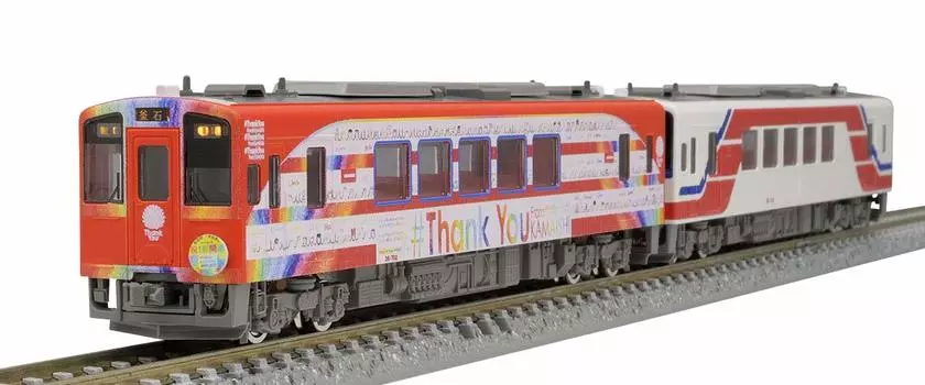 TOMYTEC TOMIX N Gauge Limited Sanriku Railway Type You From KAMAISHI Wrapping Train Set 2 Cars 97924 Модель железнодорожной модели дизельного вагона 36-700 #Спасибо
