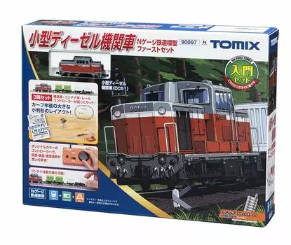 Tomytec TOMIX N Gauge Маленький тепловоз N Gauge Модель железной дороги Первый набор 90097 Модель поезда Вводный набор
