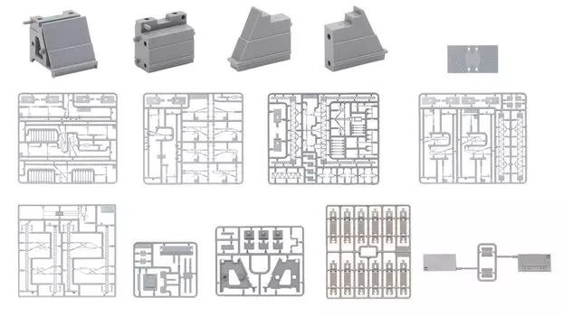 Tomytec TOMIX N gauge overhead line poleShinkansen type feeding set Embankment S35 Elevated bridge S35 with 2 sets each Diorama supplies 3232
