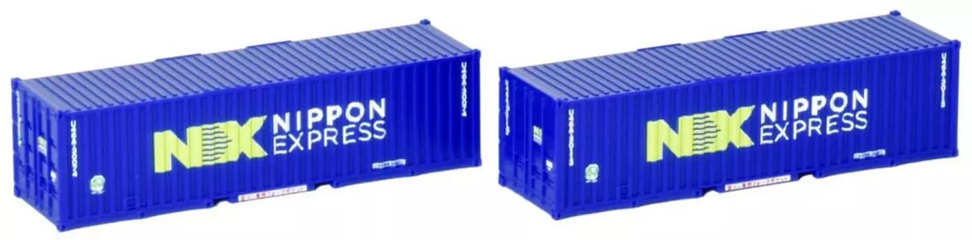 Tomytec TOMIX N Gauge Private U46A-30000 Type Container NX Nippon Express Navy 2 Pieces Railway Model Supplies 3309