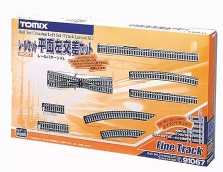 Tomytec TOMIX N gauge Rail set plane left crossing set XL pattern [91067]