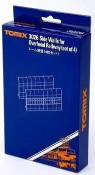 TOMYTEC TOMIX N Gauge Rail Side Wall Set of 4 3026 Railway Model Supplies