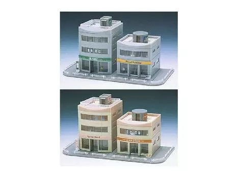 TOMYTEC TOMIX N Gauge Round Building Set Beige 4049 Железнодорожные принадлежности для моделирования